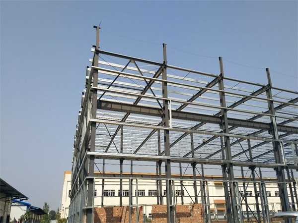 天津建筑鋼結構 建筑鋼結構價格 貴和鴻興鋼結構安裝高清圖片 高清大圖